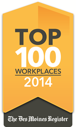 Iowa top employer, Iowa top workplace