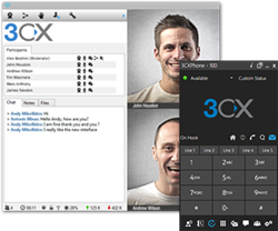 Video Conference and Message with 3CX WebMeeting