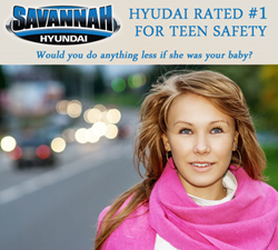 Hyundai Rated Top Safety Pick For Teens - Savannah Hyundai