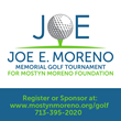 Joe E. Moreno Memorial Golf Tournament Date Announced