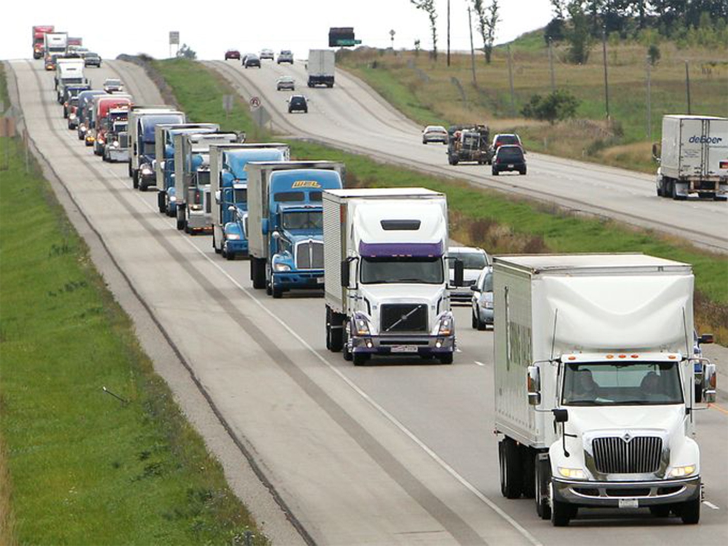 JX Peterbilt and Fellow Truckers Show Strong Support as They Help The ...