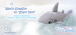 Watch Tank of SoapSox on Shark Tank’s Season 6, Episode 603 on Oct. 3 at 9:00 p.m.