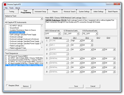 CaptivATE 4.0 electrical safety test automation software.