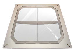 DCR's EasyView Tiles Allows for Easy Monitoring of Gauges to Determine Water Temp and Air Pressure Under Tile