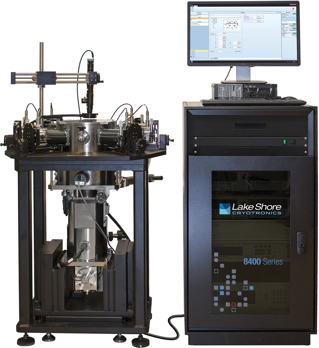 New Hall Effect Measurement System with Cryogenic Probe Station