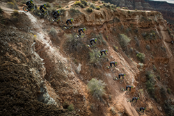 Tyler McCaul is known for wowing the fans at Red Bull Rampage and other FMB Tour events.