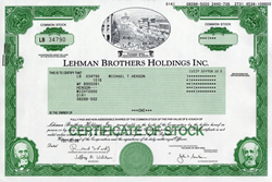 OPPENHEIMER issued collectible stock certificate share 