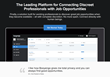 New Website Discreetly Connects Working Professionals With Recruiters