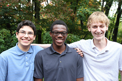 Lexington Christian Academy winners: Stephen Macomber, Oluwadara Faleye, Willis Stinson