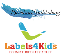 Labels4Kids logo and Bombadil Publishing logo