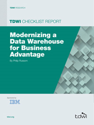 image of the 2014 TDWI Checklist Report: Modernizing Your Data Warehouse for Business Advantage
