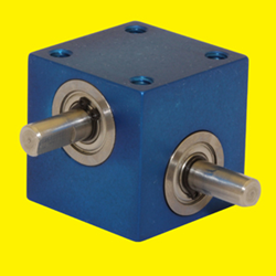 The Miniature RA-300 Gear Drive measures 1.25 inches in height, width, and depth
