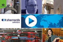 Sherrards Solicitors: Chosen to appear in Law Society video to show what mid tier firms can achieve on the international stage