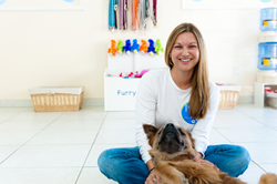 Lisa Gallea, owner of Furry Paws Pet Resort and Furry Paws Pet Boutique
