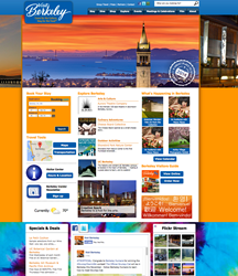 Visit Berkeley Home Page Screen Shot