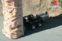 mobile climbing wall, portable climbing wall, mobile rock climbing wall