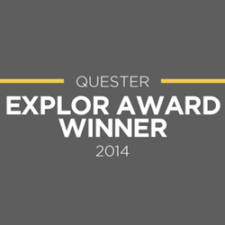 Quester wins the 2014 EXPLOR Award at the TMRE in Boca Raton