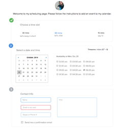 Online Appointment Scheduling