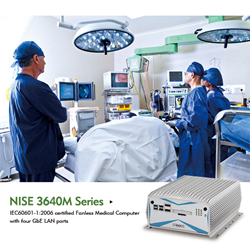 NISE 3640 Certified Medical Fanless Computer