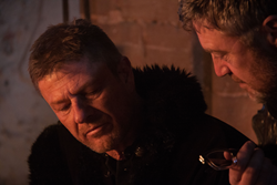 Ciara McAvoy, Sean Bean and Vincent Regan