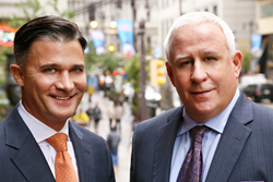 Photo of Eric L. Young and James J. McEldrew, III of McEldrew Young on Broad Street in Philadelphia