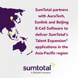 SumTotal partners with three new resellers in Asia Pacific