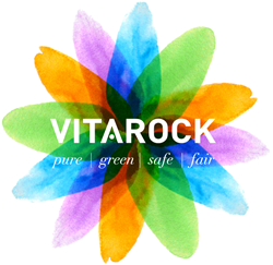 Logo of Vitarock.com, a Natural Health Products Online Marketplace located in Toronto, Ontario