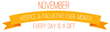 November is Hospice & Palliative Care Month - Learn More, Support...