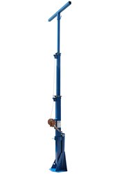 15' Telescoping Light Mast for Deploying Lights, Cameras, and other Electrical Equipment