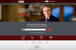 Screenshot of Einstein Law corporate website