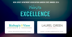 Graphic of Two Website Award Winners Logos