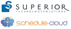 Superior Technology Solutions and Schedule-Cloud Logos
