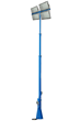 30’ Telescoping Light Mast Equipped with Four 400 Watt High Intensity...