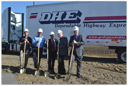 Dependable Highway Express breaks ground for new Ontario facility