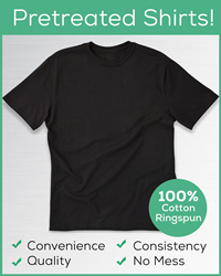 Pretreated T-shirts simplify Direct to Garment Printing