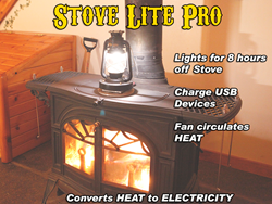 Stove Lite Pro on a Vermont Castings Resolute Encor Wood Stove