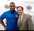 New York Giants Running Back Rashad Jennings Carries the Ball for...