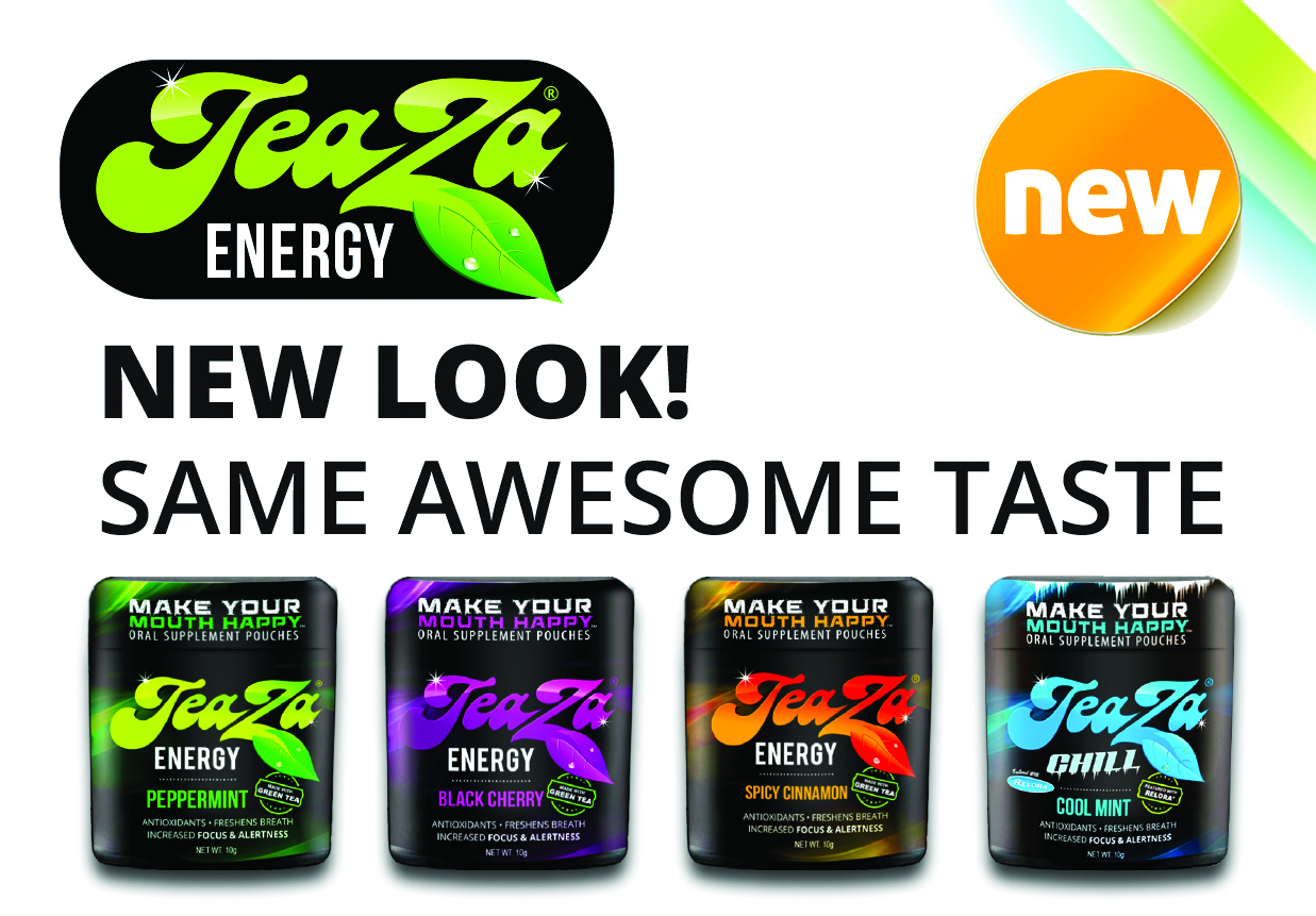 TeaZa Energy Unveils New Package Design and Brand Messaging for