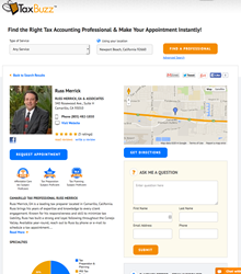 Russ Merrick, EA is a leading tax preparer located in Camarillo, California.