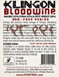 Not for the Faint of Heart: Star Trek's Klingon Bloodwine Arrives...