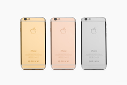 Lux iPhone 6 Secure by Brikk in Yellow Gold, Pink Gold and Platinum