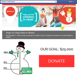 Patelco Credit Union uses CafeGive Social tool to raise money for CU4Kids