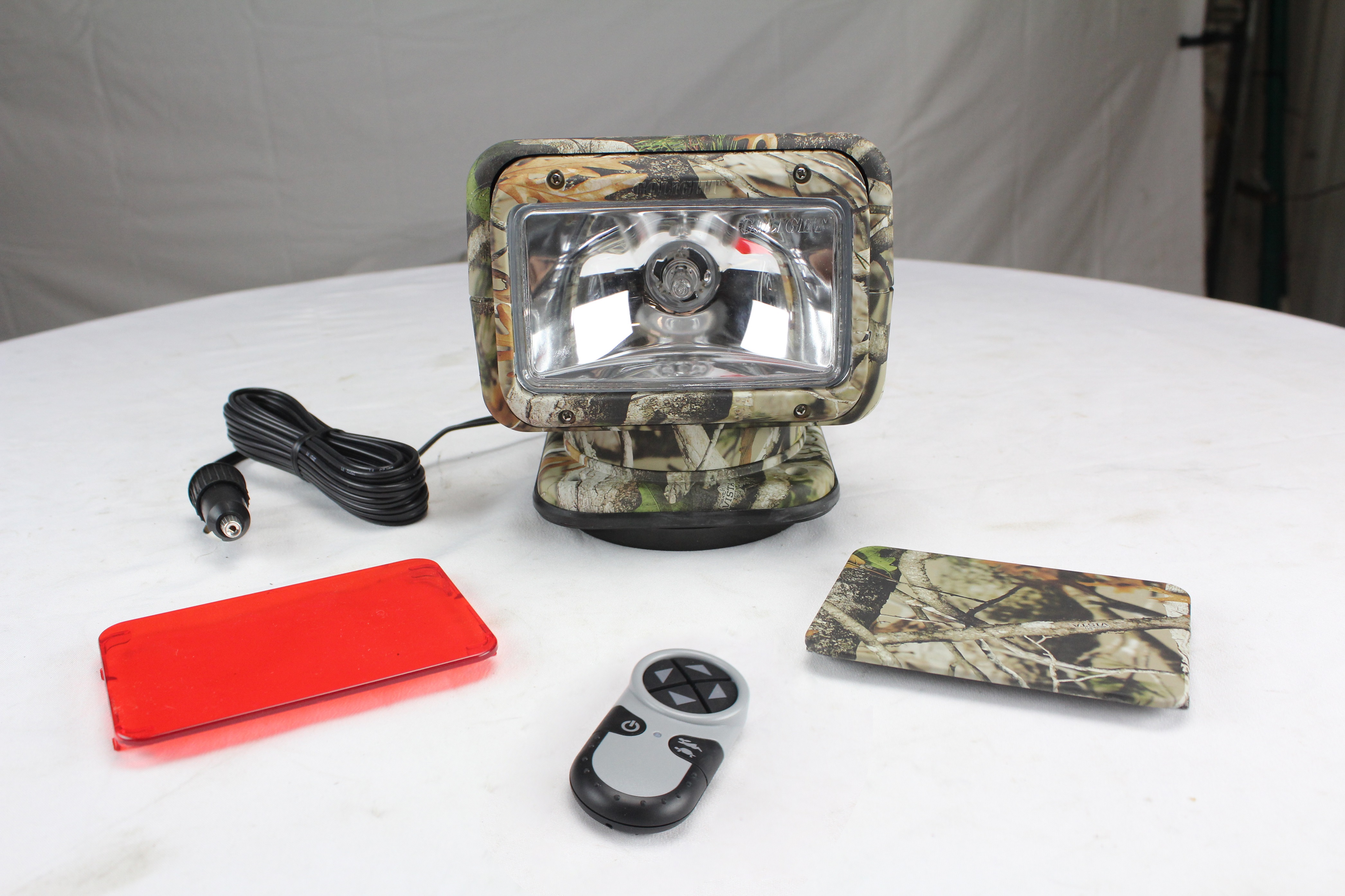 Camouflage Halogen Golight Released by Larson Electronics for the 2014