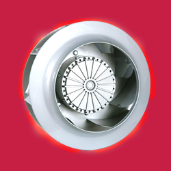 Backward-curved fans, blowers, air movers, ventilation, cooling, data centers, HVAC, air conditioning, heating