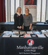 Denise Cain, assistant director of undergraduate programs, The Manhattanville School of Business, and Jean Mann, director of marketing and enrollment services, The Manhattanville School of Business.