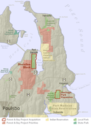 Map of North Kitsap Peninsula