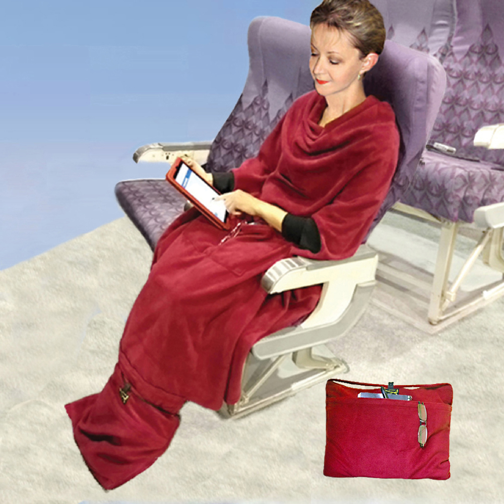 New Travel Blanket Designed for Comfort on Airline Flights