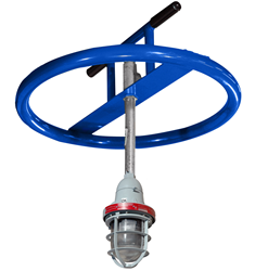 The New MMLP-21W-12P 21 Watt Explosion Proof LED Light Fixture with Manhole Mount