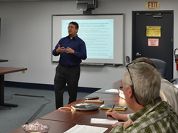 Julio Enriquez conducting quality training at DUNMORE