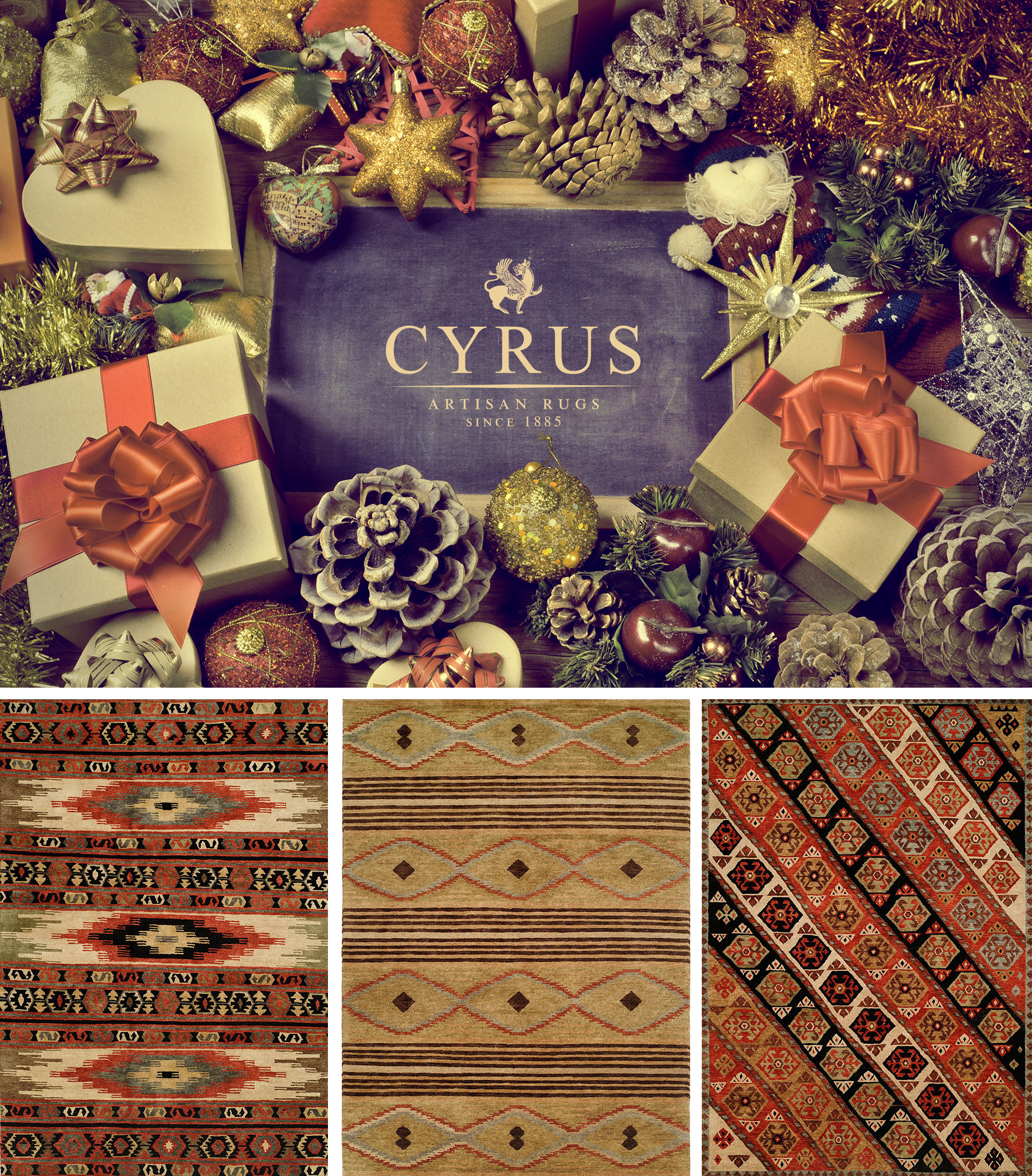 Cyrus Artisan Rugs Features the Hand Knotted Trilogy and Nadu Collection For the Winter Season